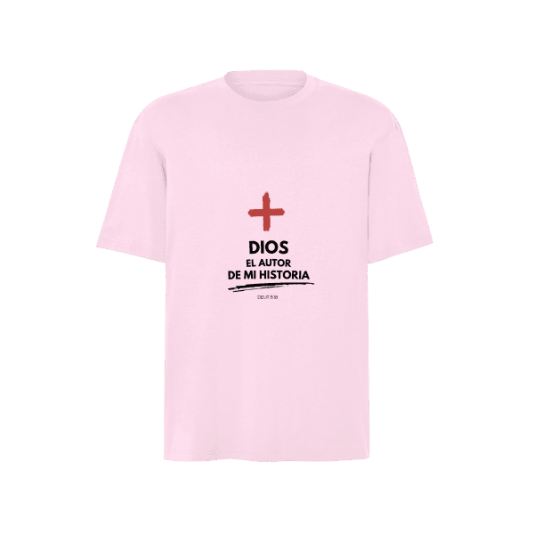 CAMISETA CRISTIANA ROSA DEUTERONOMIO OVERSIZE