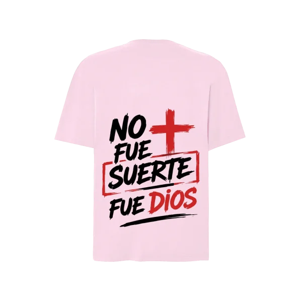camiseta oversize cristiana rosa