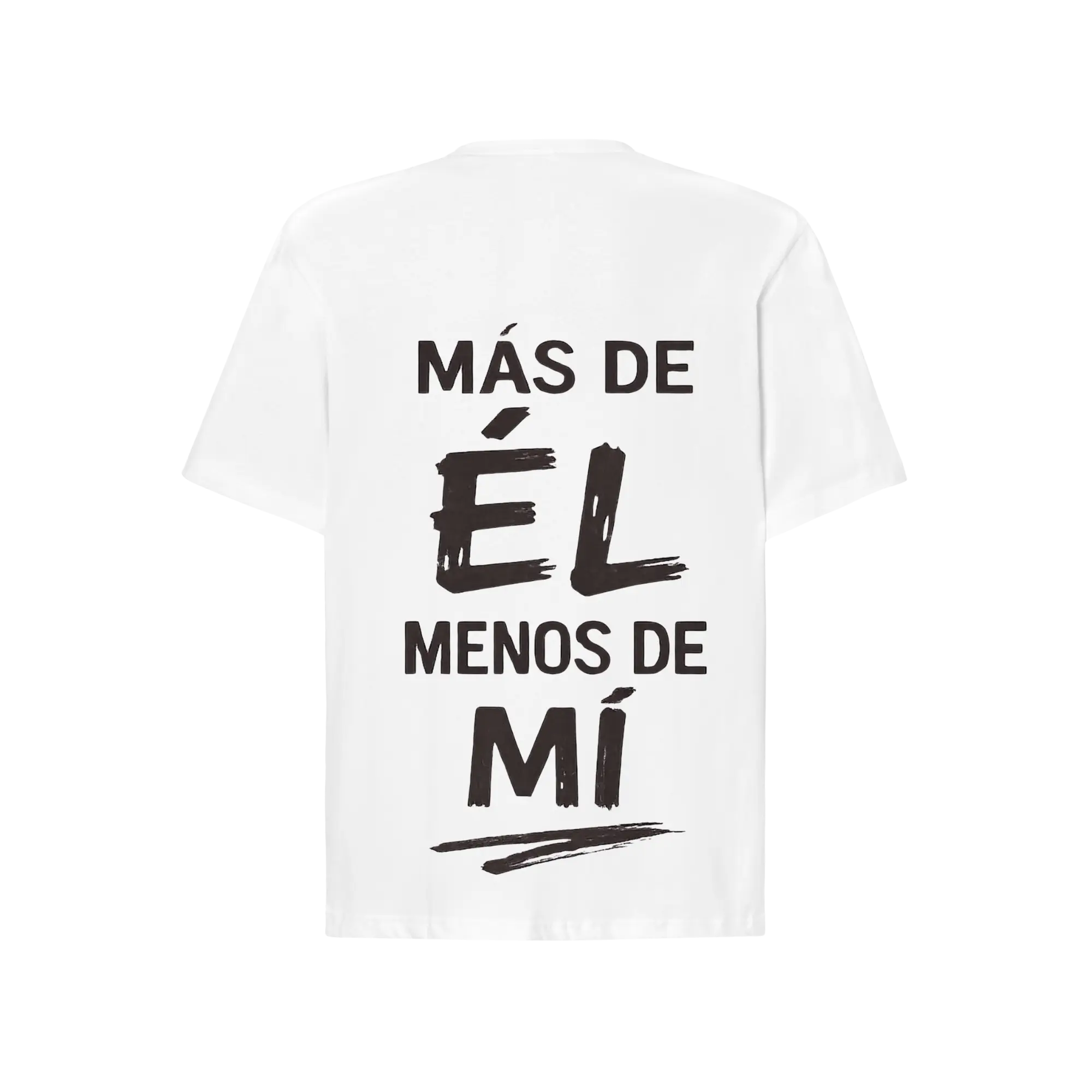 camiseta cristiana oversize