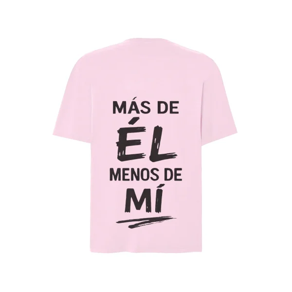 Camiseta cristiana mas de el menos de mi rosa