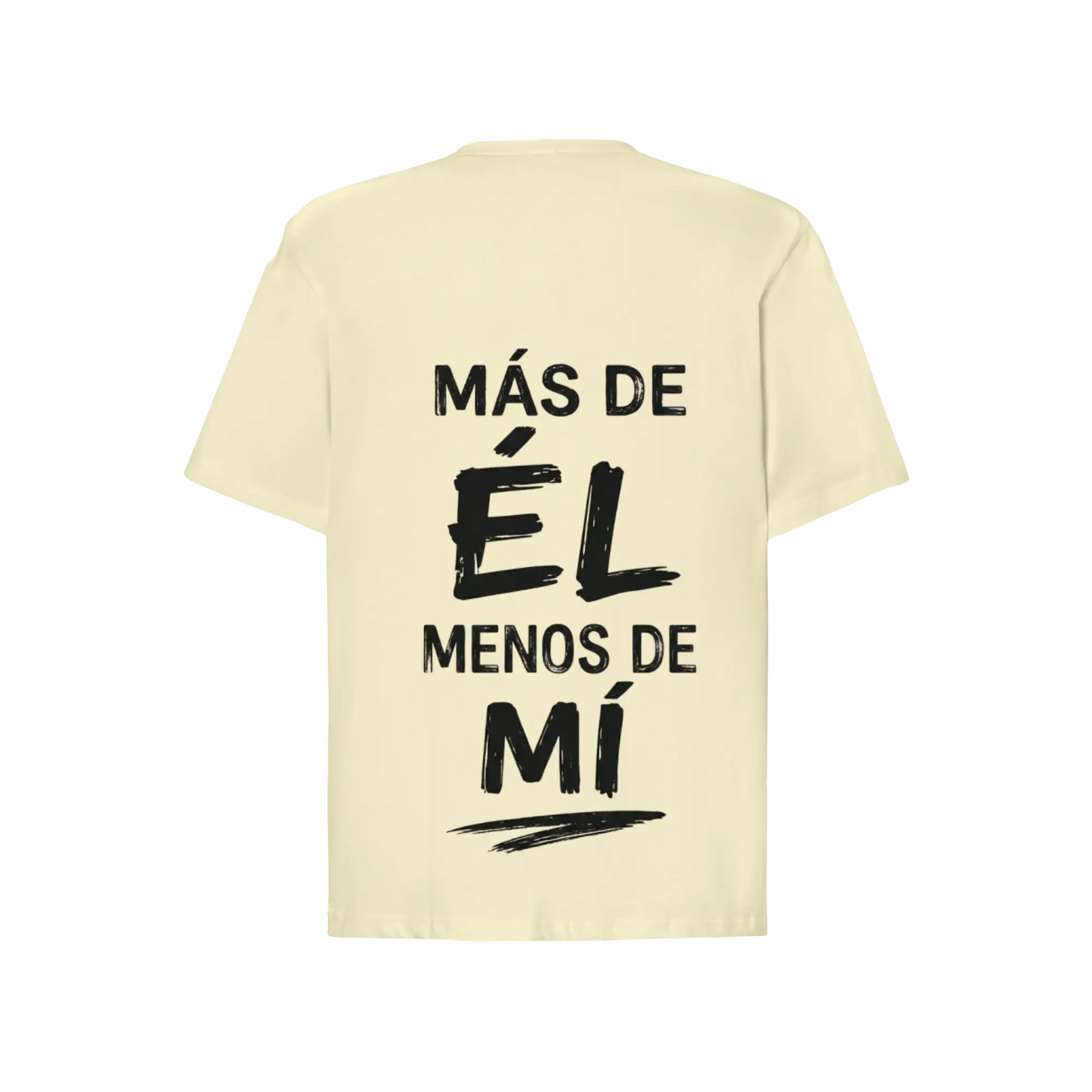 camiseta cristiana oversize