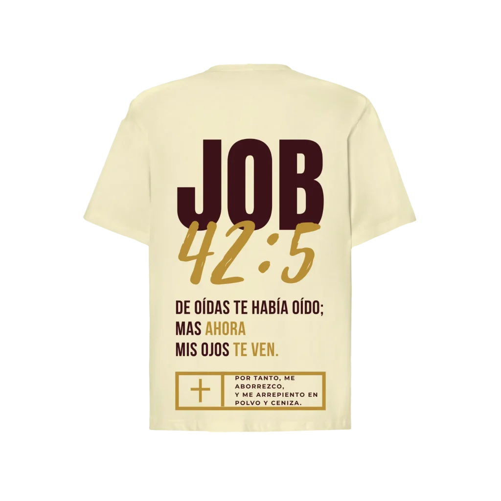 CAMISETA CRISTIANA OVERSIZE