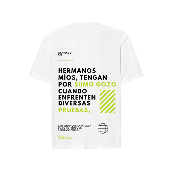 CAMISETA CRISTIANA OVERSIZE GOO BLANCA